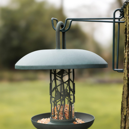 Futtersäule mit Schale - recycelt